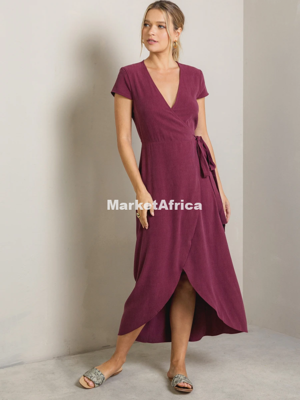 Wrap-Dress-Wine